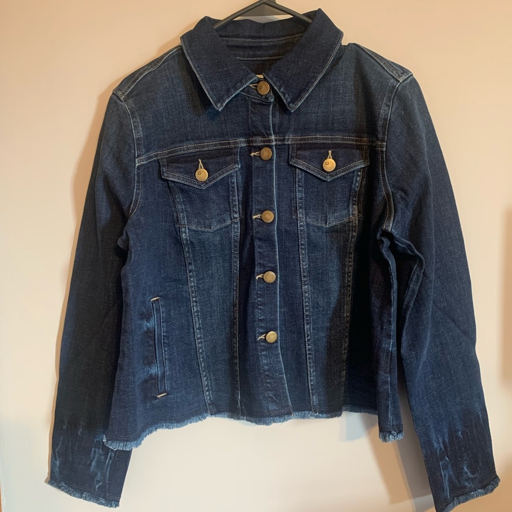 NEW LOGO Lori Goldstein Jean Jacket - Size 8